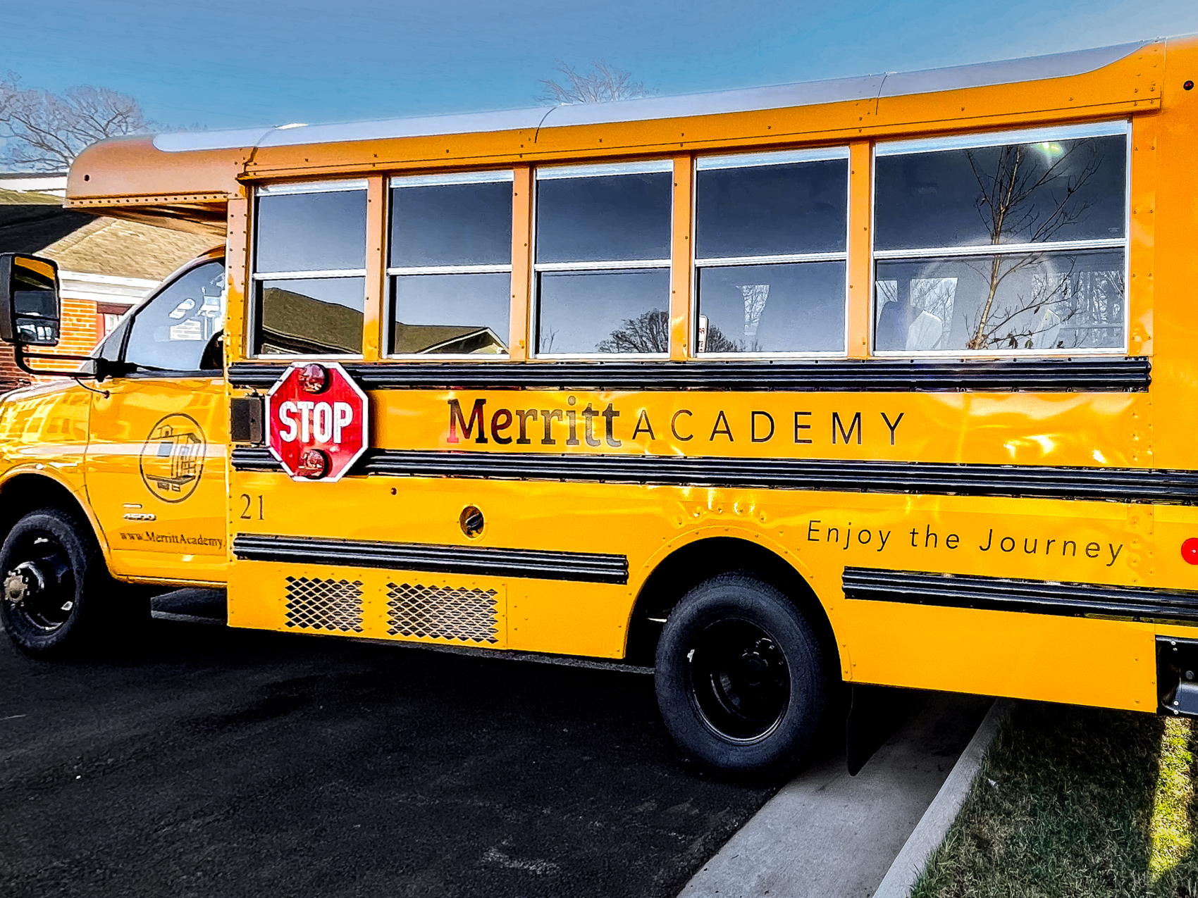 Merritt Academy bus for transportation